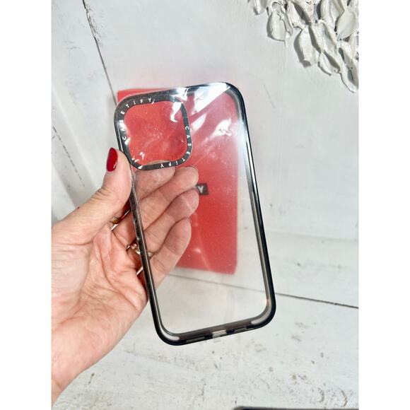 NWT CASETiFY Impact Scratch Resistant Clear iPhone Case - Picture 1 of 2